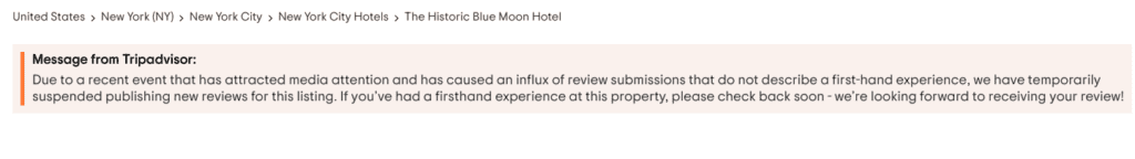 Blue Moon Hotel Review War